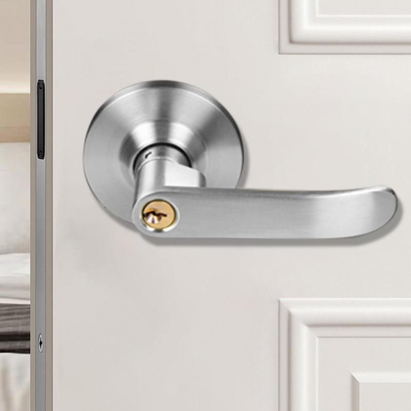 Door Handle Bar - Премиум-замок-шар с трехточечной ручкой, бесшумный дверной