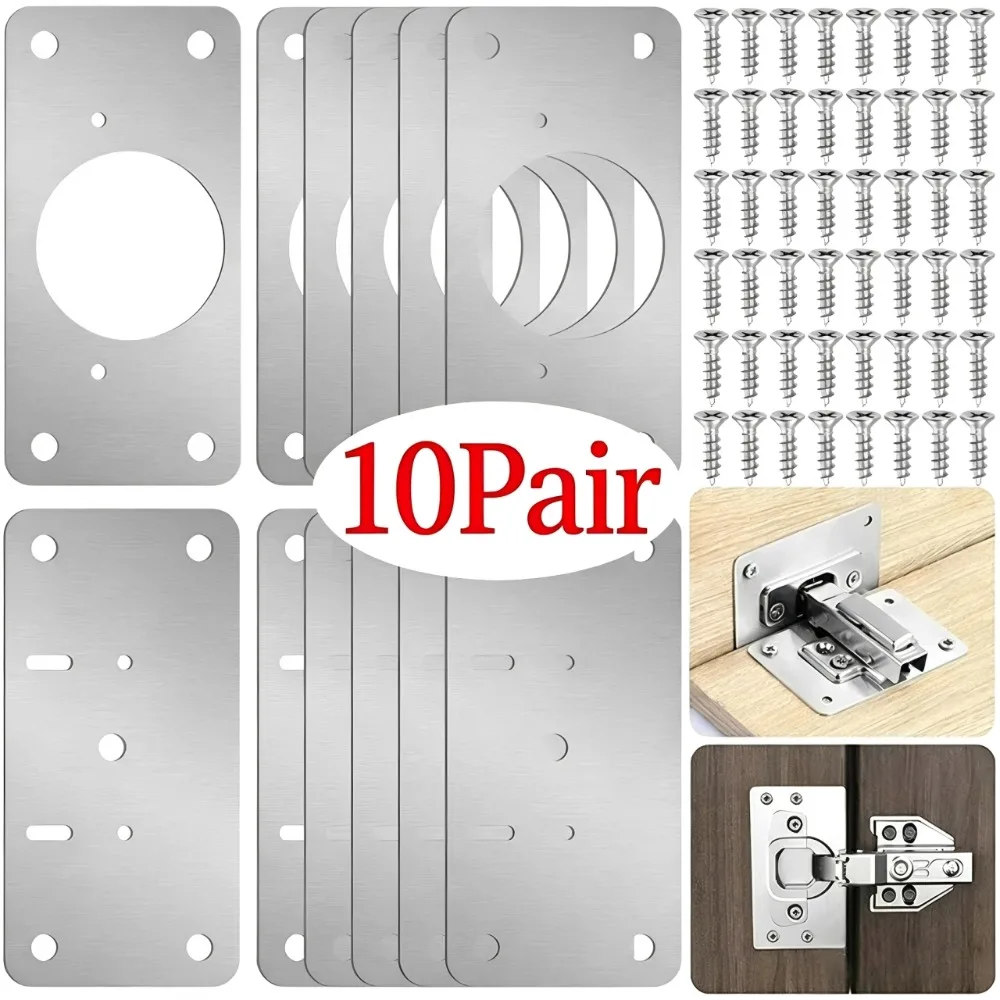 Furniture Hardware Fixing Screws - 10/1 пар плашек для ремонта петель,