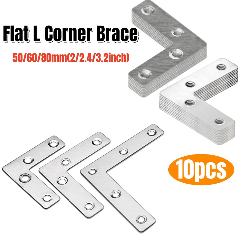 Joint Connector Bracket - 10 шт. L-образных плоских угловых соединителей