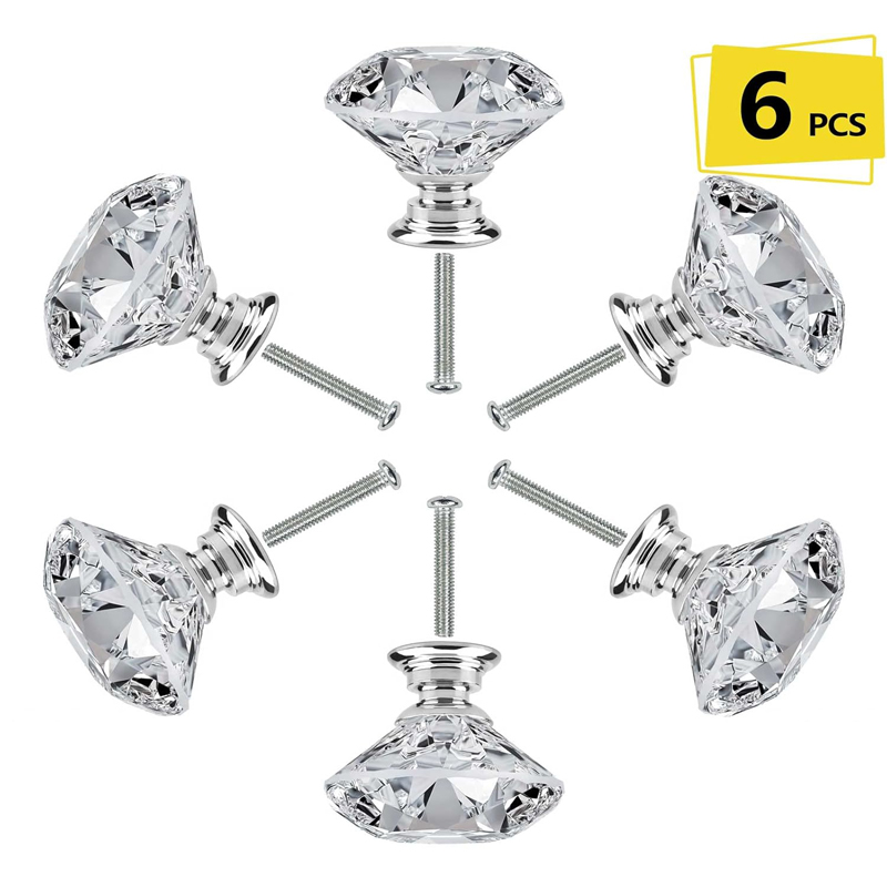 Furniture Hardware Supplies - Набор из 6 круглых пластиковых ручек