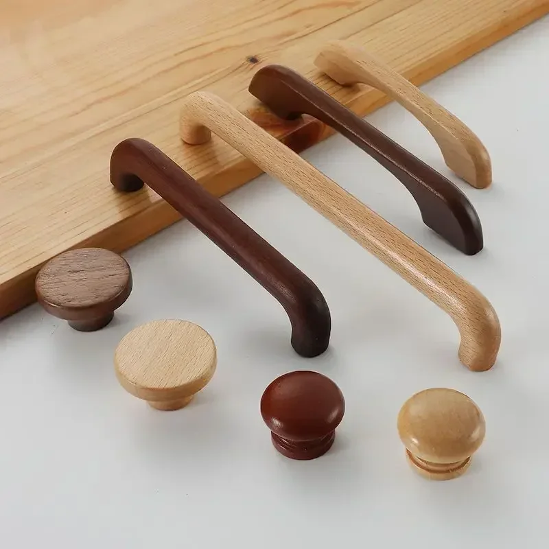 Furniture Hardware China - 1 шт., деревянные ручки для шкафа,