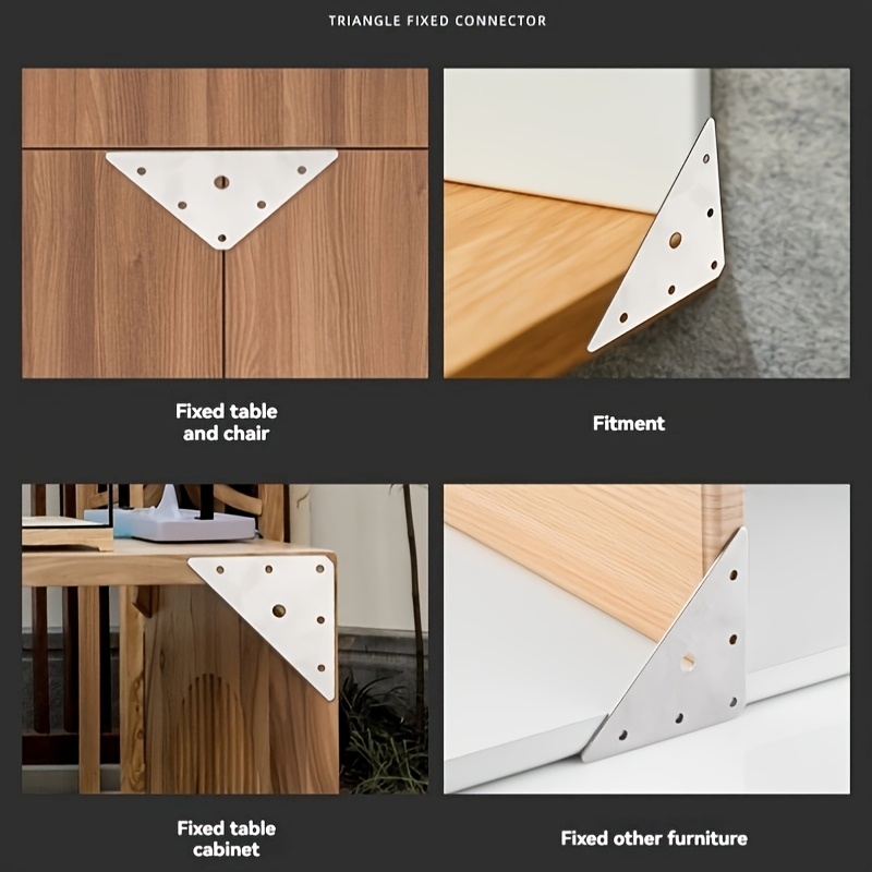 10 комплектов угловых кронштей – обзор и цена Furniture Hardware Fasteners