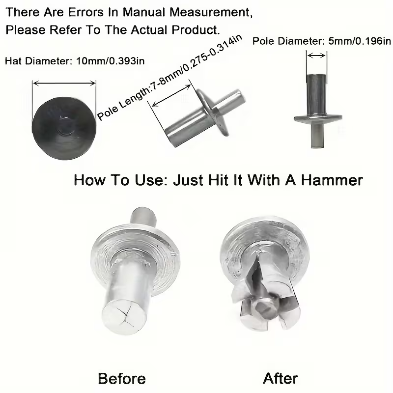 Алюминиевые заклепки с круглой – обзор и цена Furniture Hardware Fixing Screws