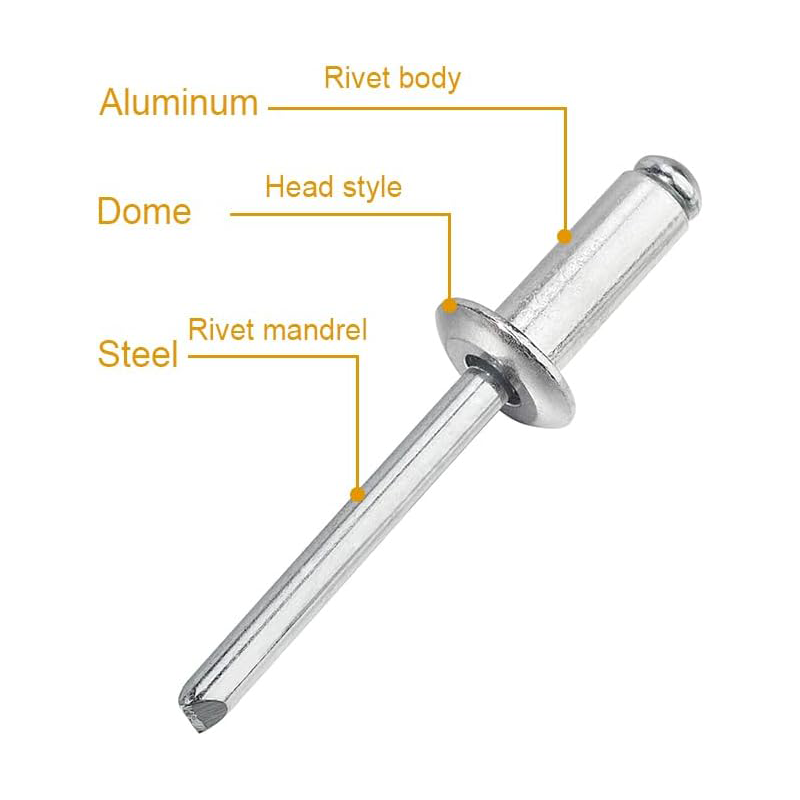 Заклепки с куполообразной голо – обзор и цена Furniture Hardware Fasteners