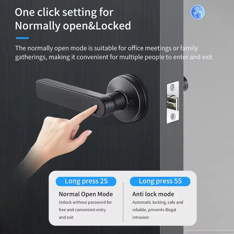 Умный дверной замок Tuya с Blu – обзор и цена Door Handle Bar