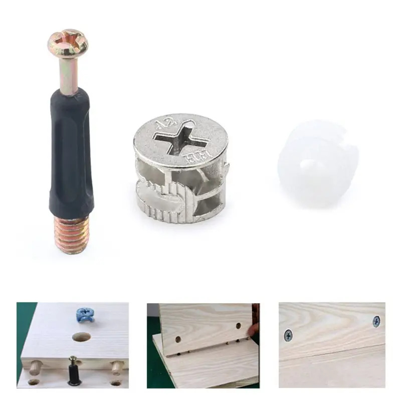 100 шт. мебельных соединителей – обзор и цена Furniture Hardware Fasteners