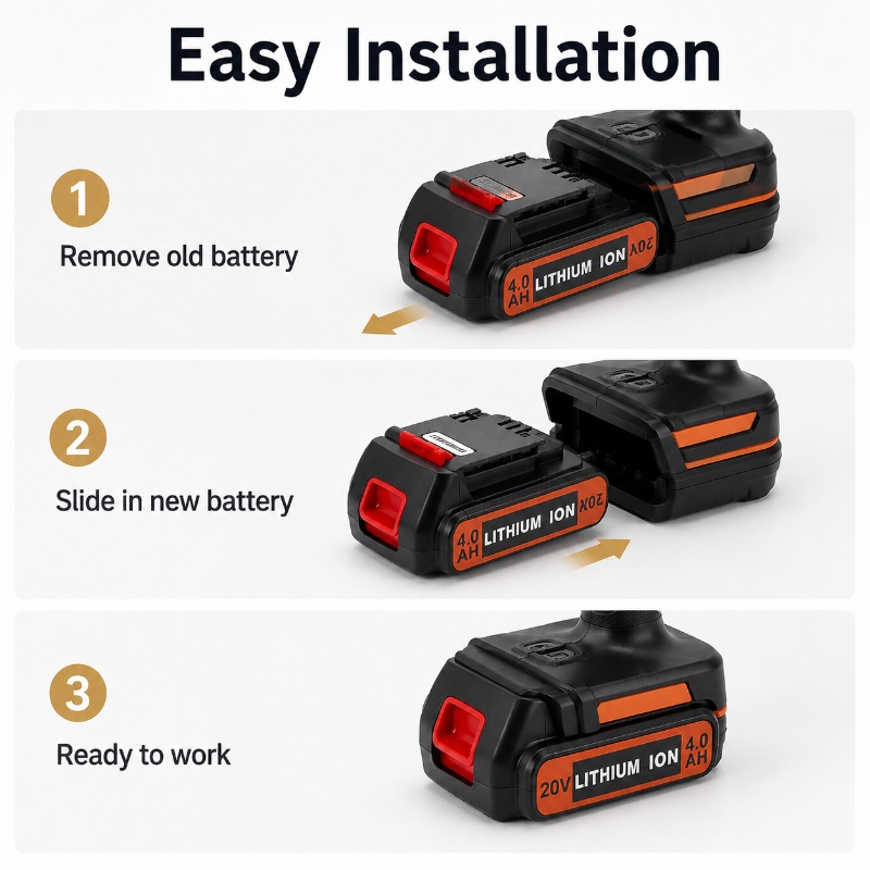 Аккумулятор 20В 6.0Ач для бесп – обзор и цена Black+Decker Tool Cordless